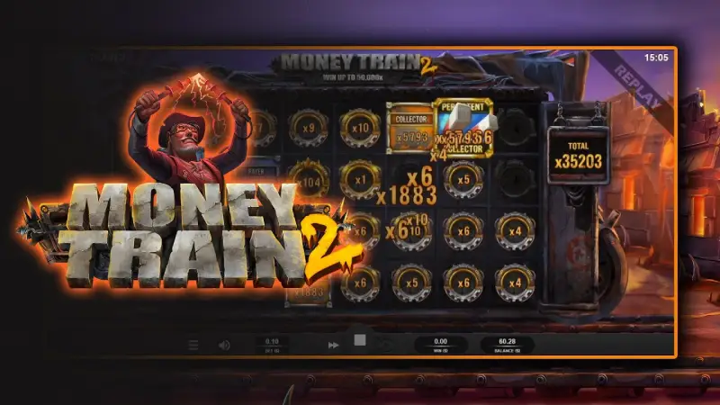 ข้อมูลเบื้องต้น สล็อตรถไฟ Money Train 2 พร้อมระบบทดลองเล่น