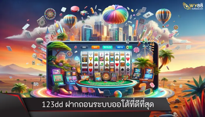 รวดเร็วทันใจ 123dd ฝากถอนระบบออโต้ที่ดีที่สุดในไทย