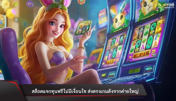 แชร์พิกัดทำเงินประจำวัน สล็อตแจกทุนฟรีไม่มีเงื่อนไข ส่งตรงเกมดังจากค่ายใหญ่  